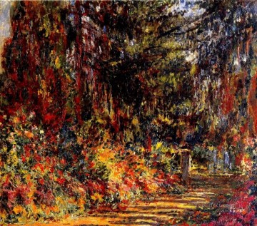 Claude Monet Painting - El camino en Giverny Claude Monet